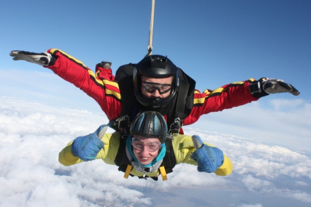  Paseo en tándem por encima de las nubes 
